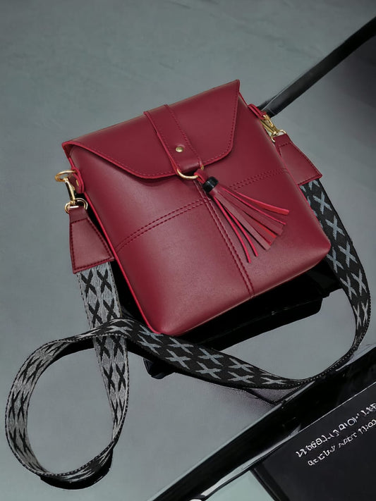 Crimson Craze Crossbody